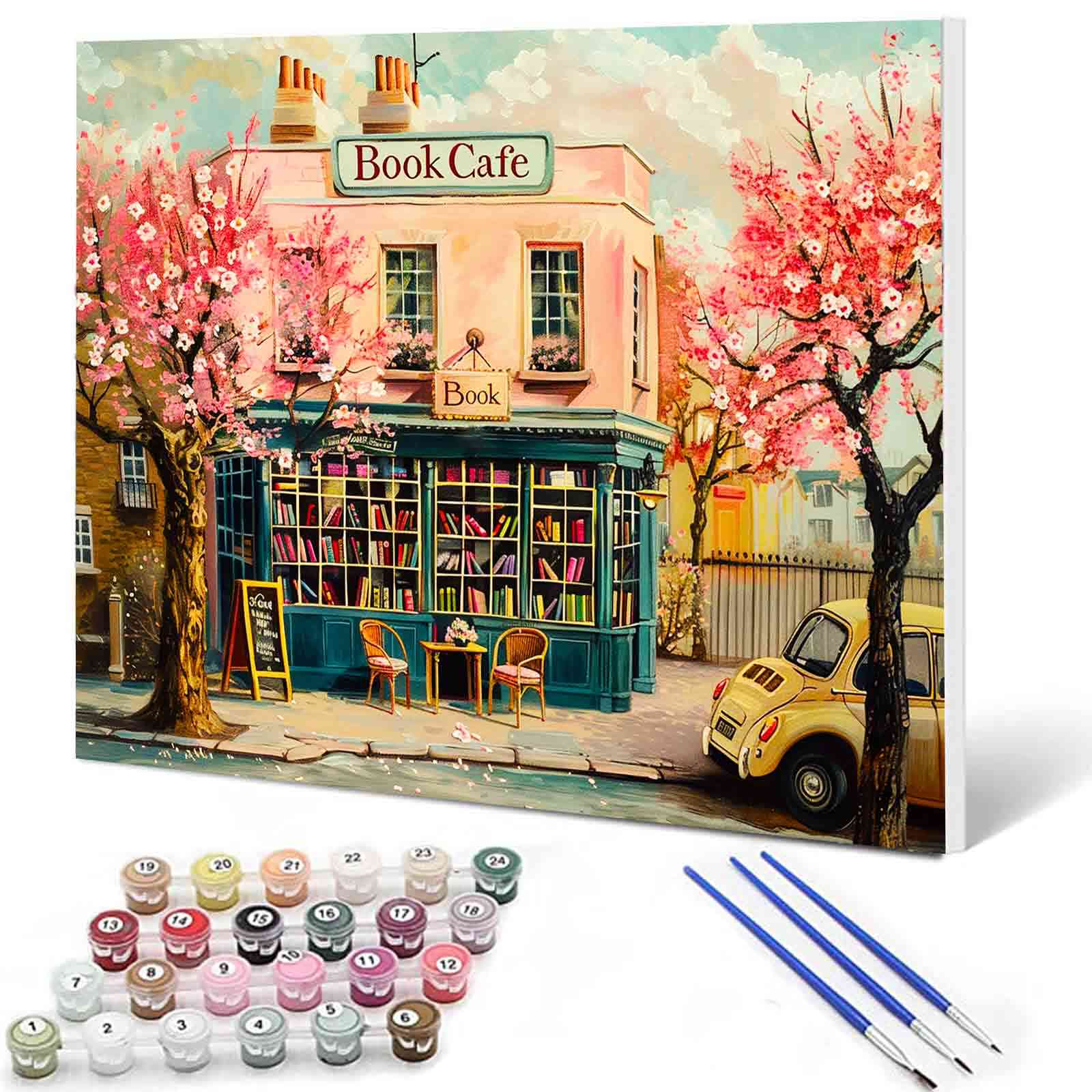 tucocoo-charming-springtime-book-caf-malen-nach-zahlen-40x50 image 1
