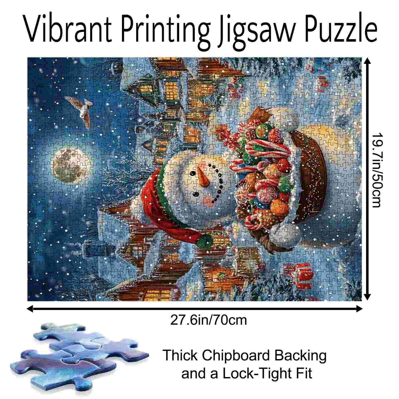 tucocoo-snowman-candy-delight-puzzle-1000-teile-weihnachten image 5
