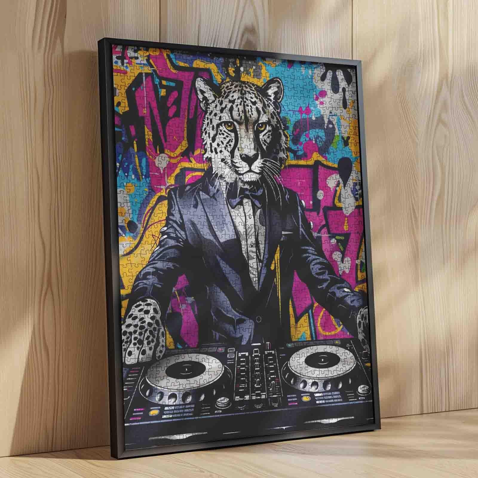 tucocoo-dj-leopard-graffiti-puzzle-1000-teile-leopard image 4