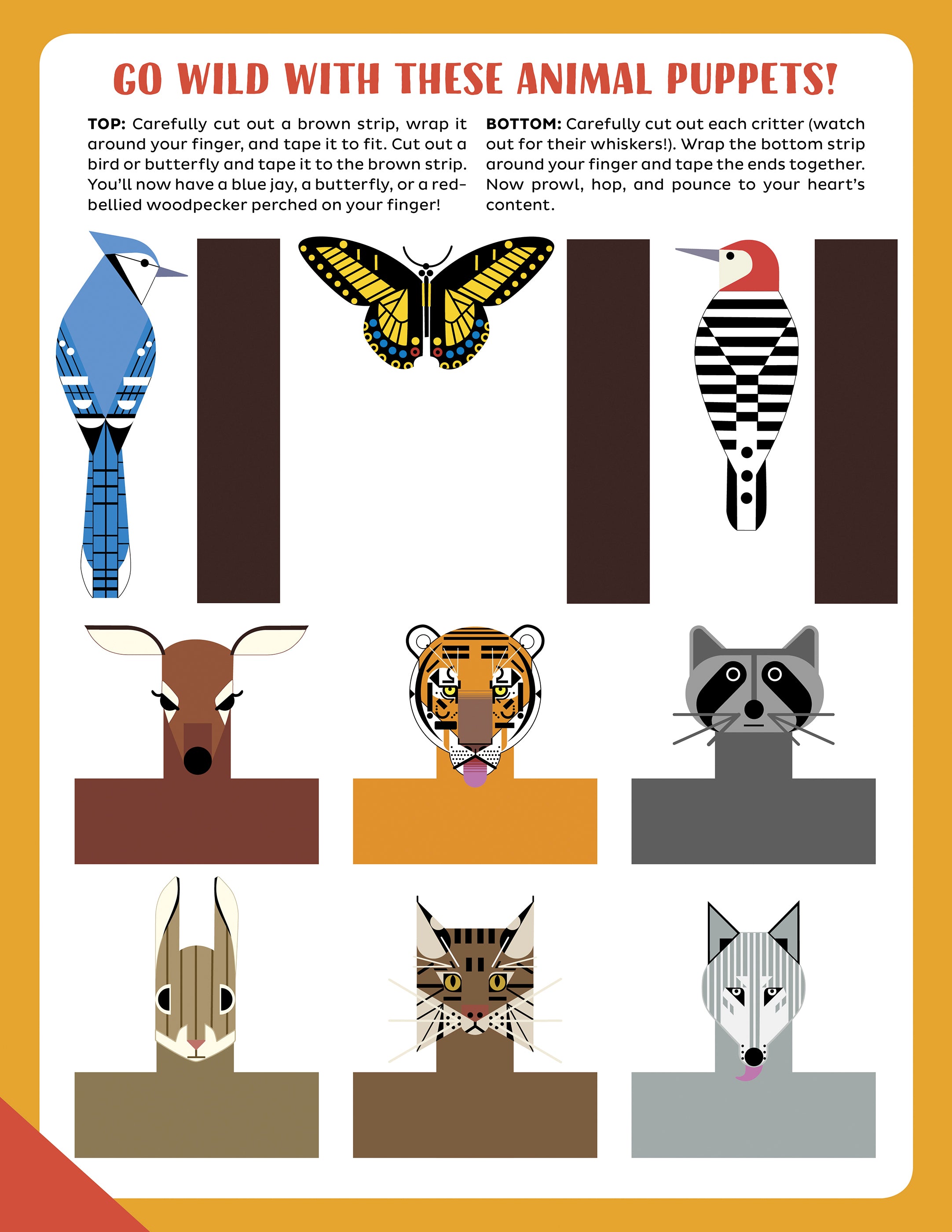 pomegranate-charley-harper-activity-book-tiere image 3
