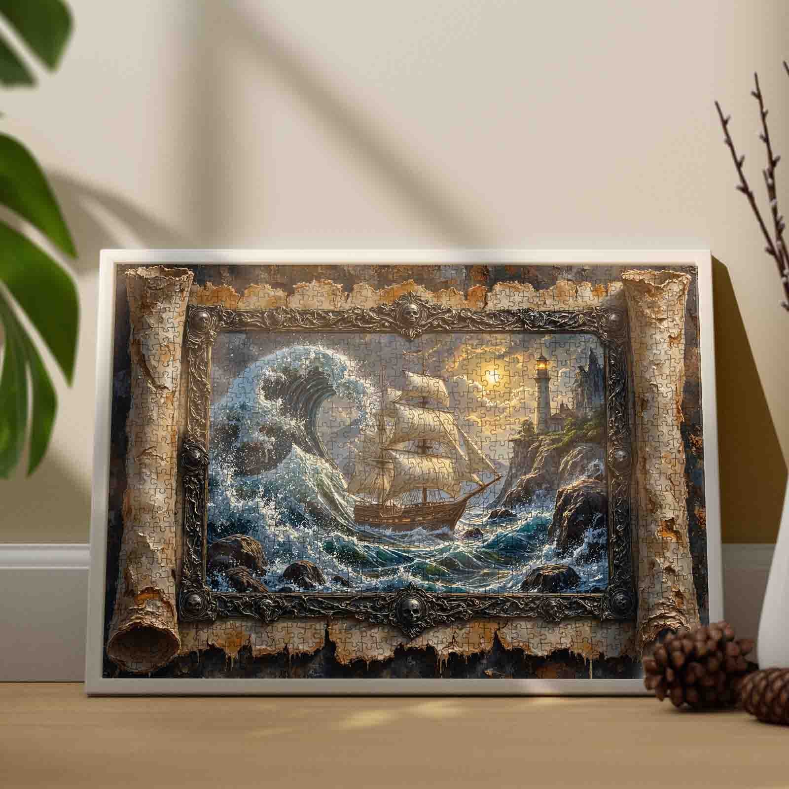 tucocoo-haunted-ghost-wave-puzzle-1000-teile-piratenschiff image 3