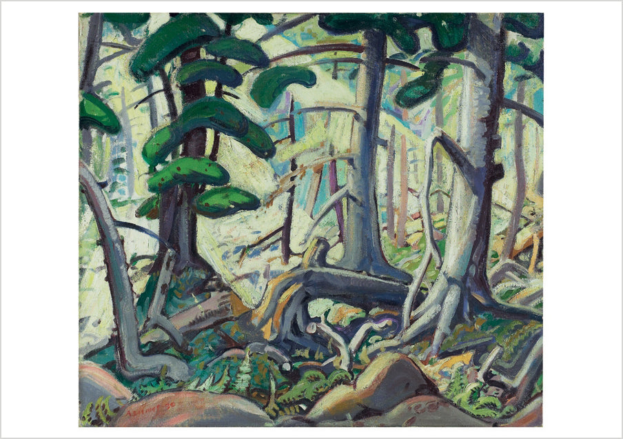 pomegranate-blank-notecards-arthur-lismer-sunlight-klappkarte-blanko-landschaft image 1