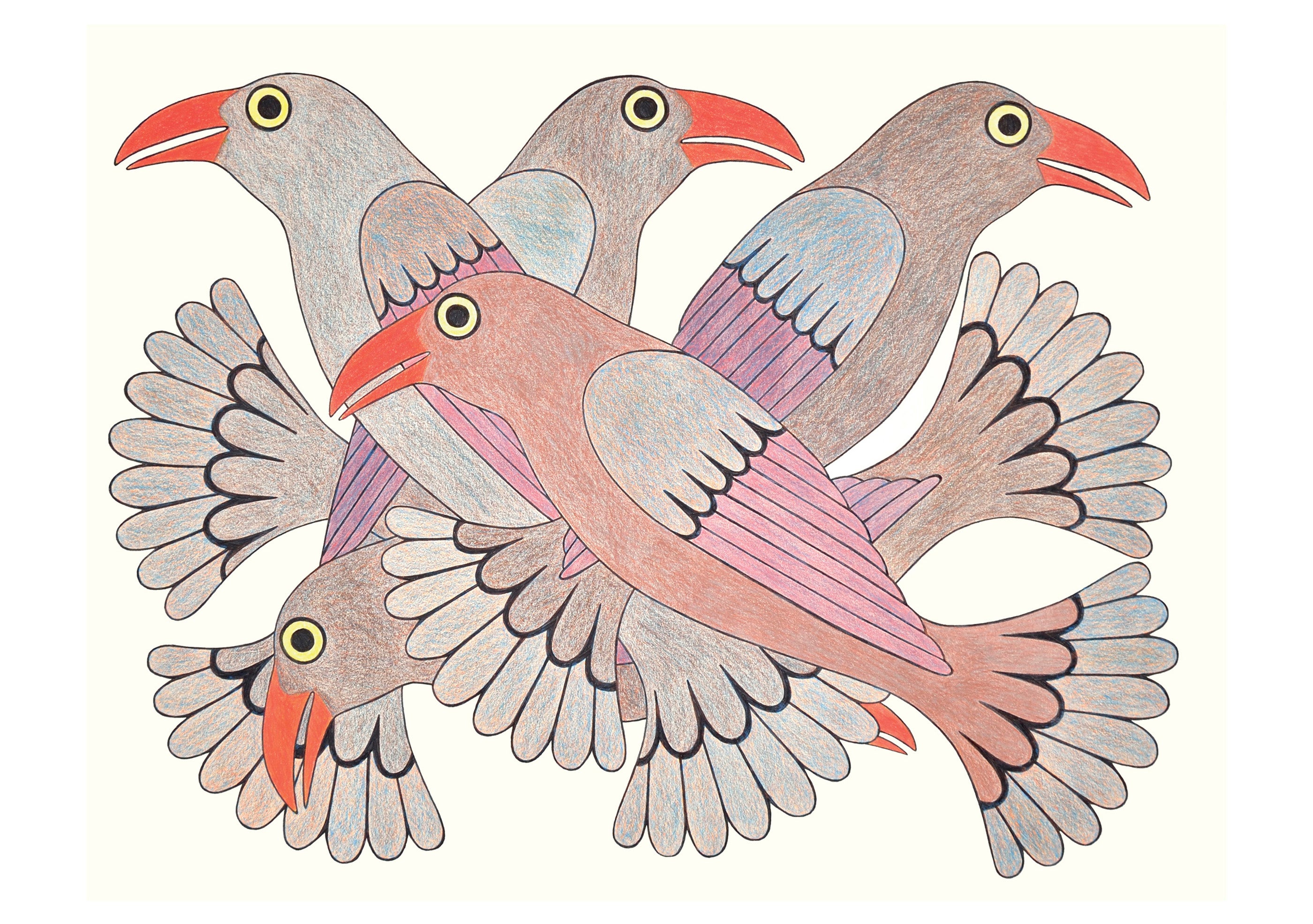 pomegranate-kenojuak-ashevak-klappkarten-set-inuit-raben image 4
