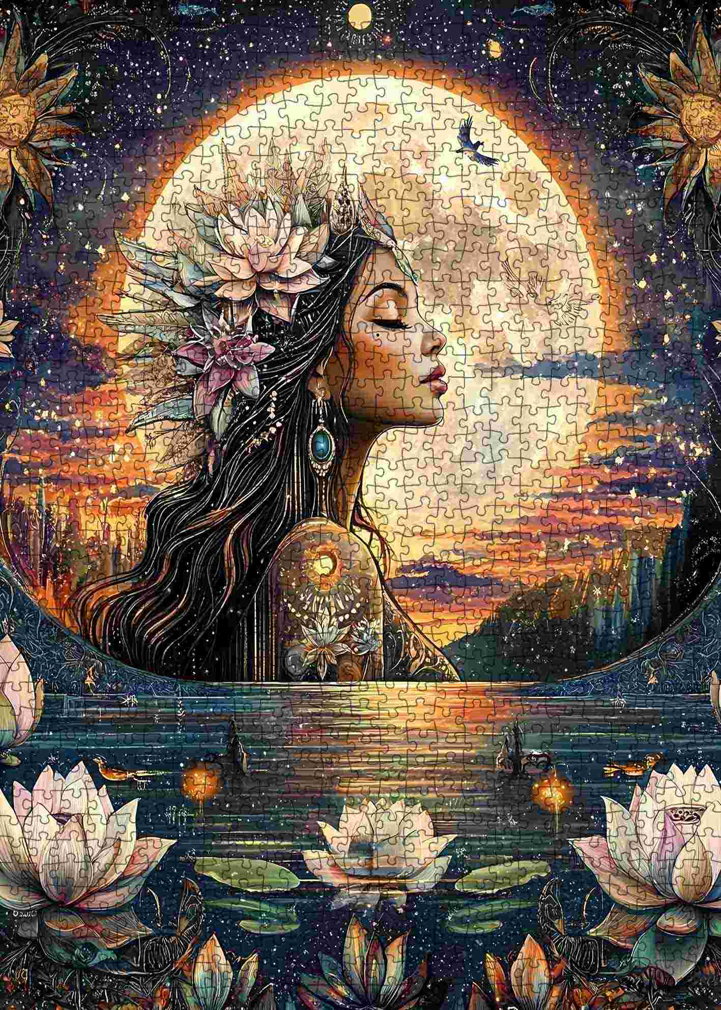 tucocoo-lotus-goddess-puzzle-1000-teile-g-ttin image 2