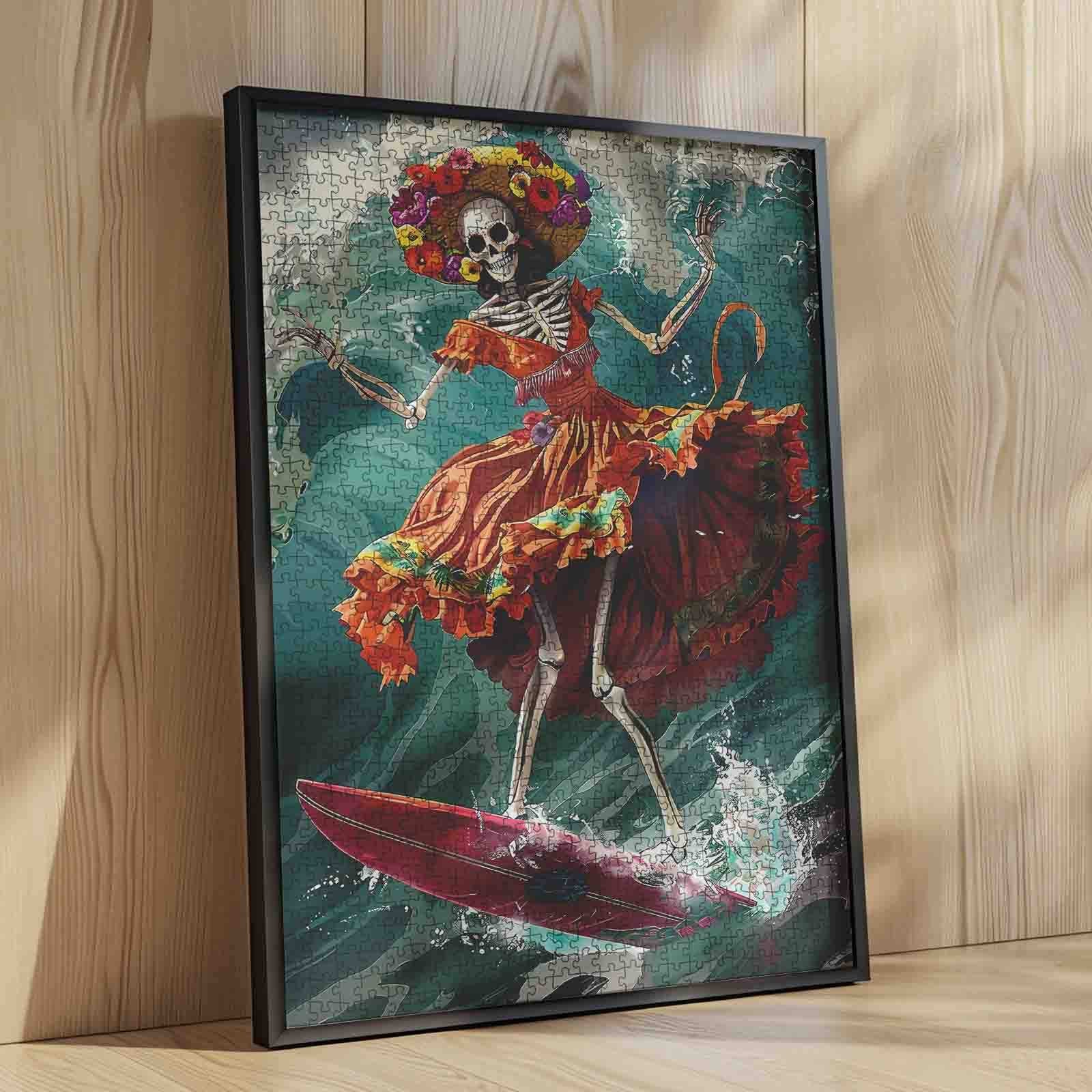tucocoo-surfing-fiesta-skeleton-puzzle-1000-teile-skelett image 4