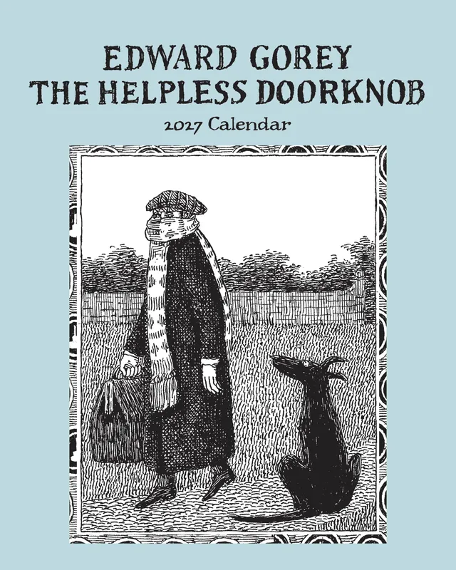pomegranate-edward-gorey-helpless-doorknob-mini-kalender-2027 image 1
