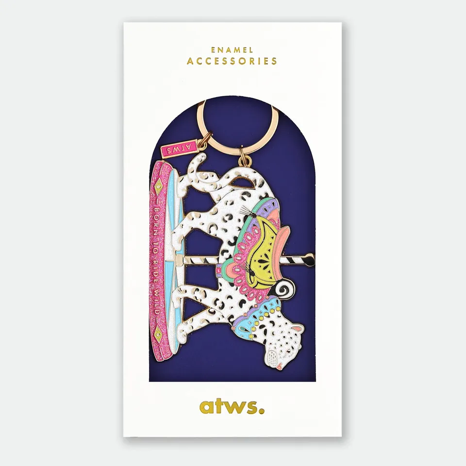 all-the-ways-to-say-wild-ride-schl-sselanh-nger-gold-emaille image 1