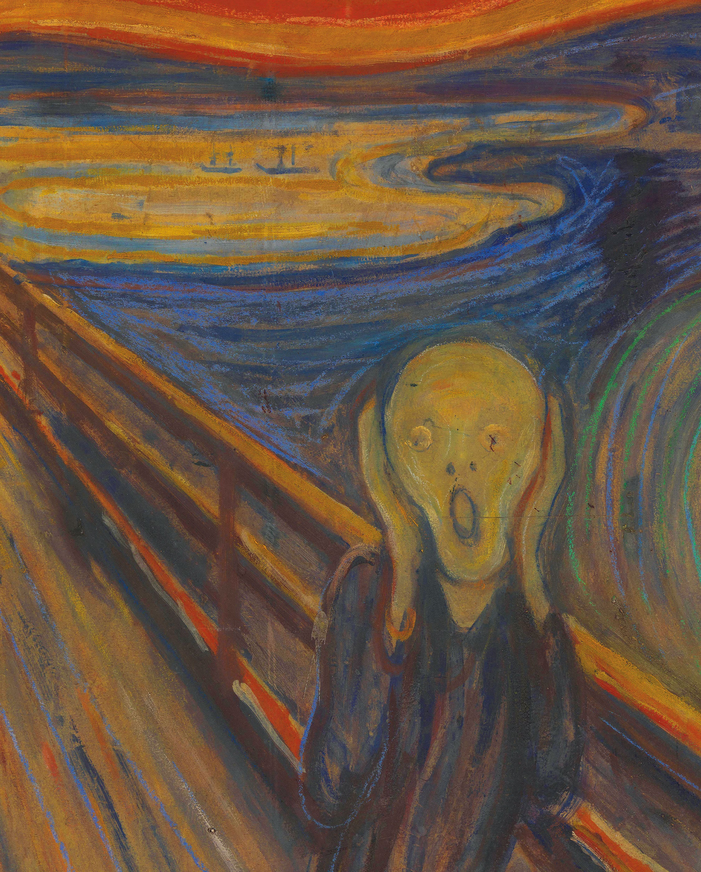 pomegranate-bookmarks-munch-lesezeichen-the-scream-einzeln image 2