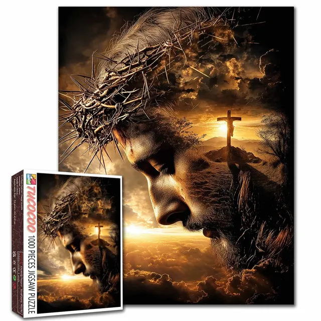 tucocoo-crowned-savior-puzzle-1000-teile-jesus-glauben image 1