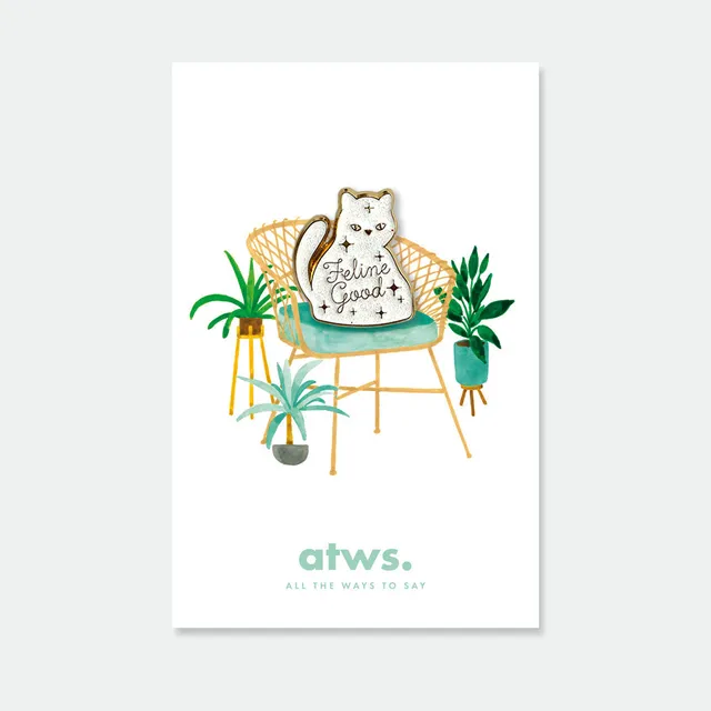 all-the-ways-to-say-feline-good-pin-katze-wei-gold-emaille image 1