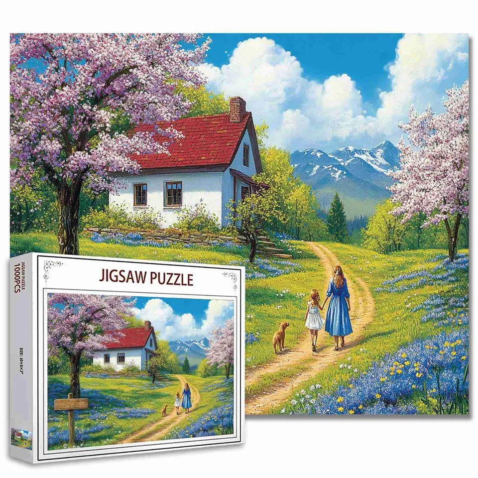 tucocoo-spring-walk-countryside-puzzle-1000-teile-landschaft image 1