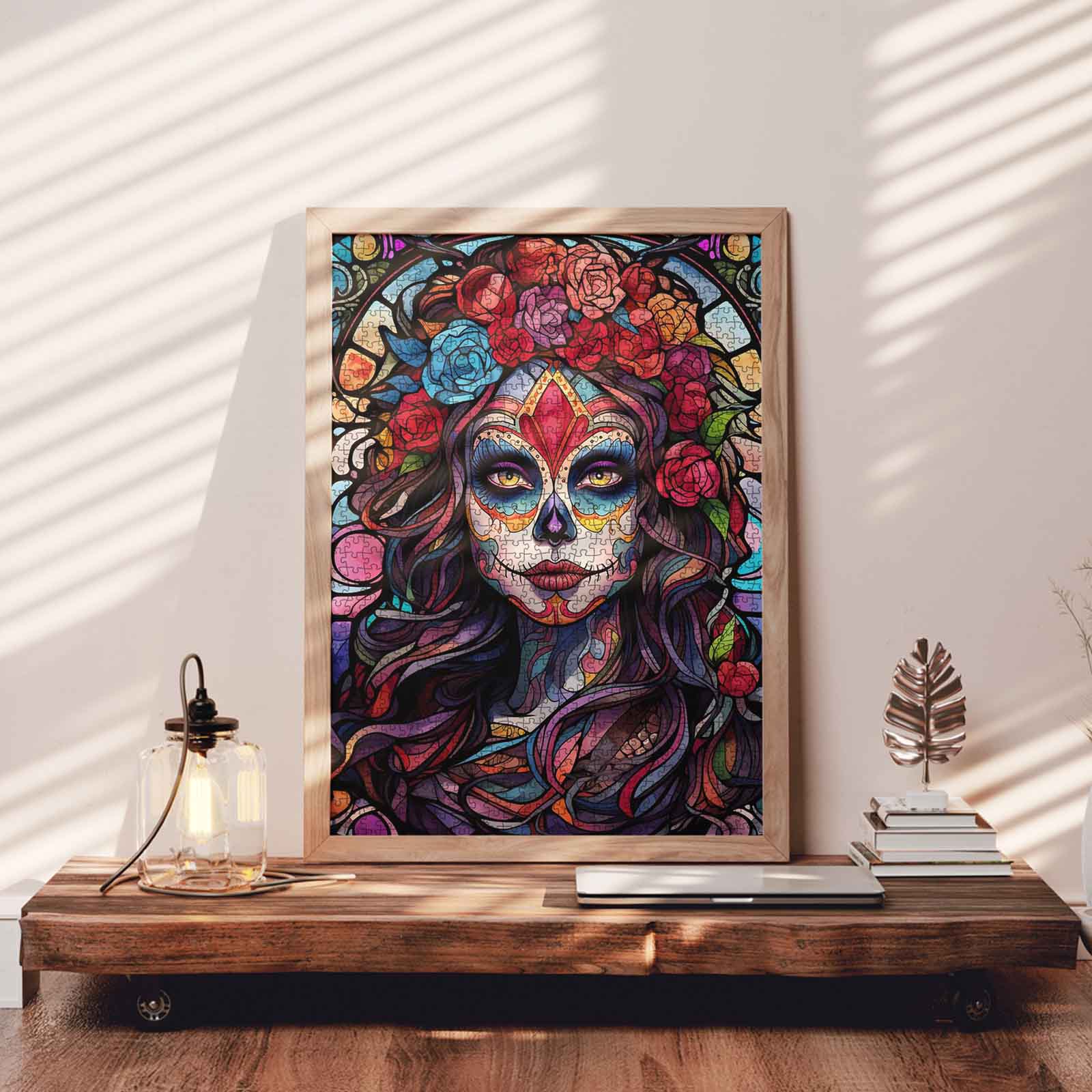 tucocoo-sugar-skull-muse-puzzle-1000-teile-totenkopf image 3