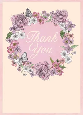 otter-house-floral-circle-danke-karte-blumen-dank image 1