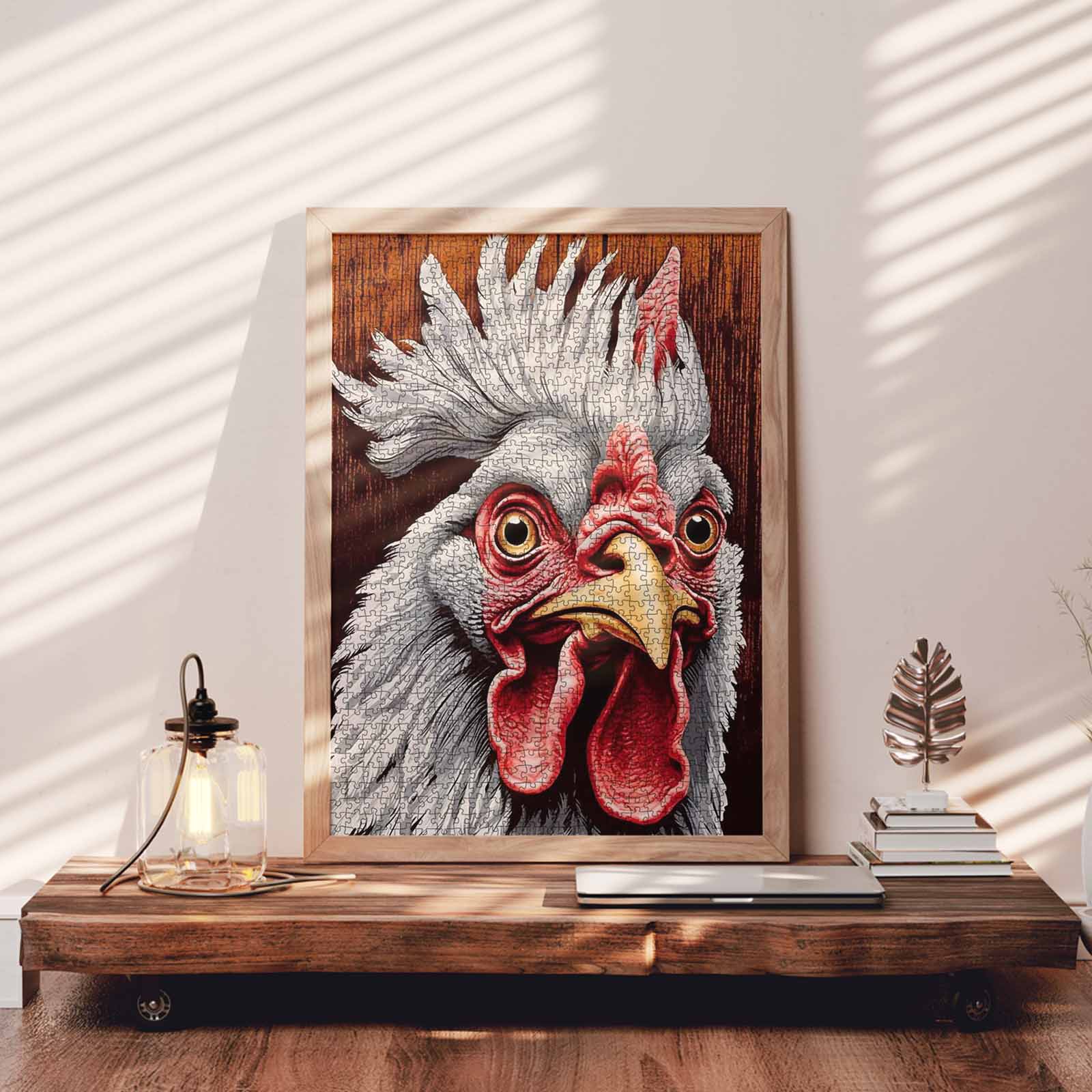 tucocoo-rooster-close-up-puzzle-1000-teile-hahn image 3