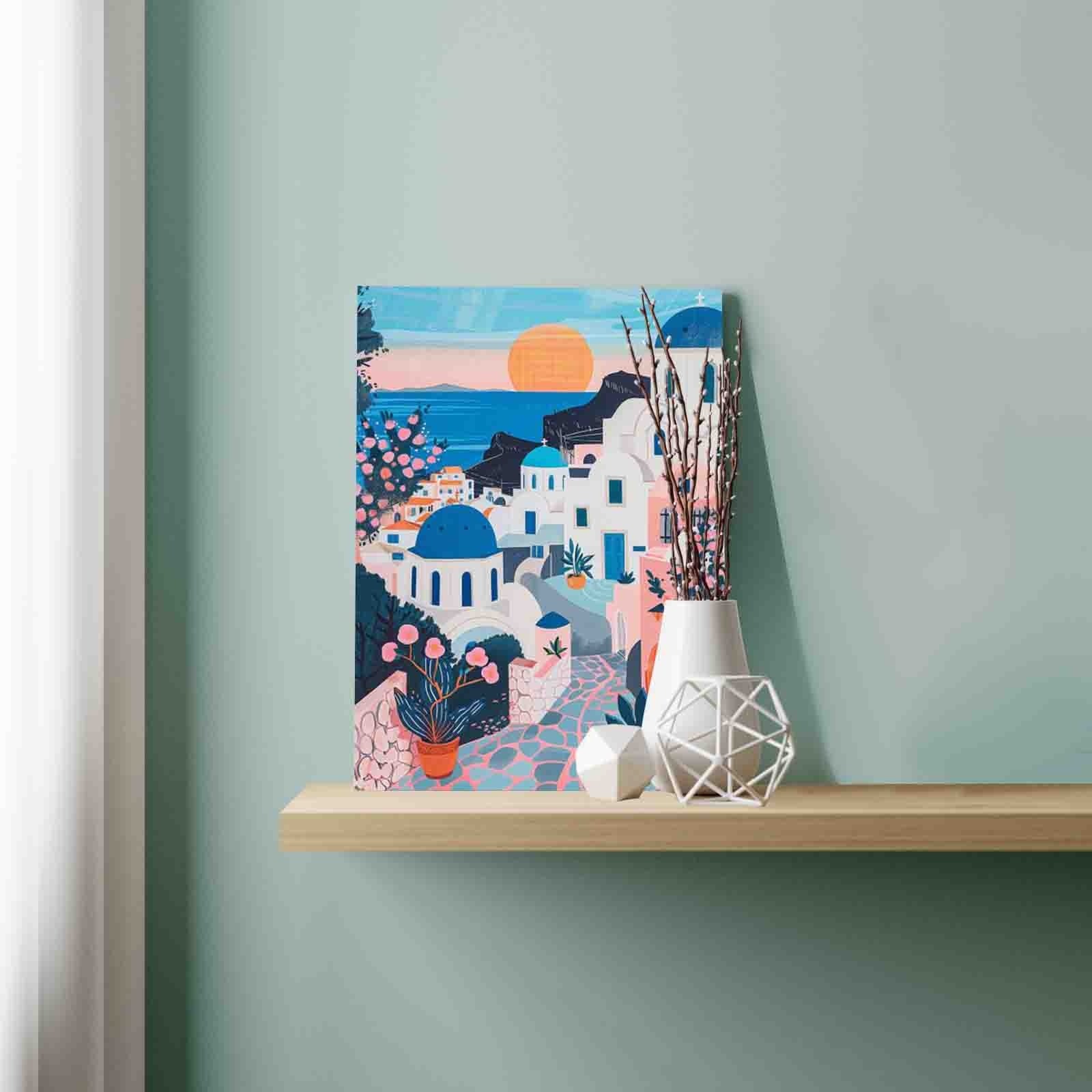 tucocoo-santorini-sunset-streets-malen-nach-zahlen-40x50-ohne-rahmen image 3