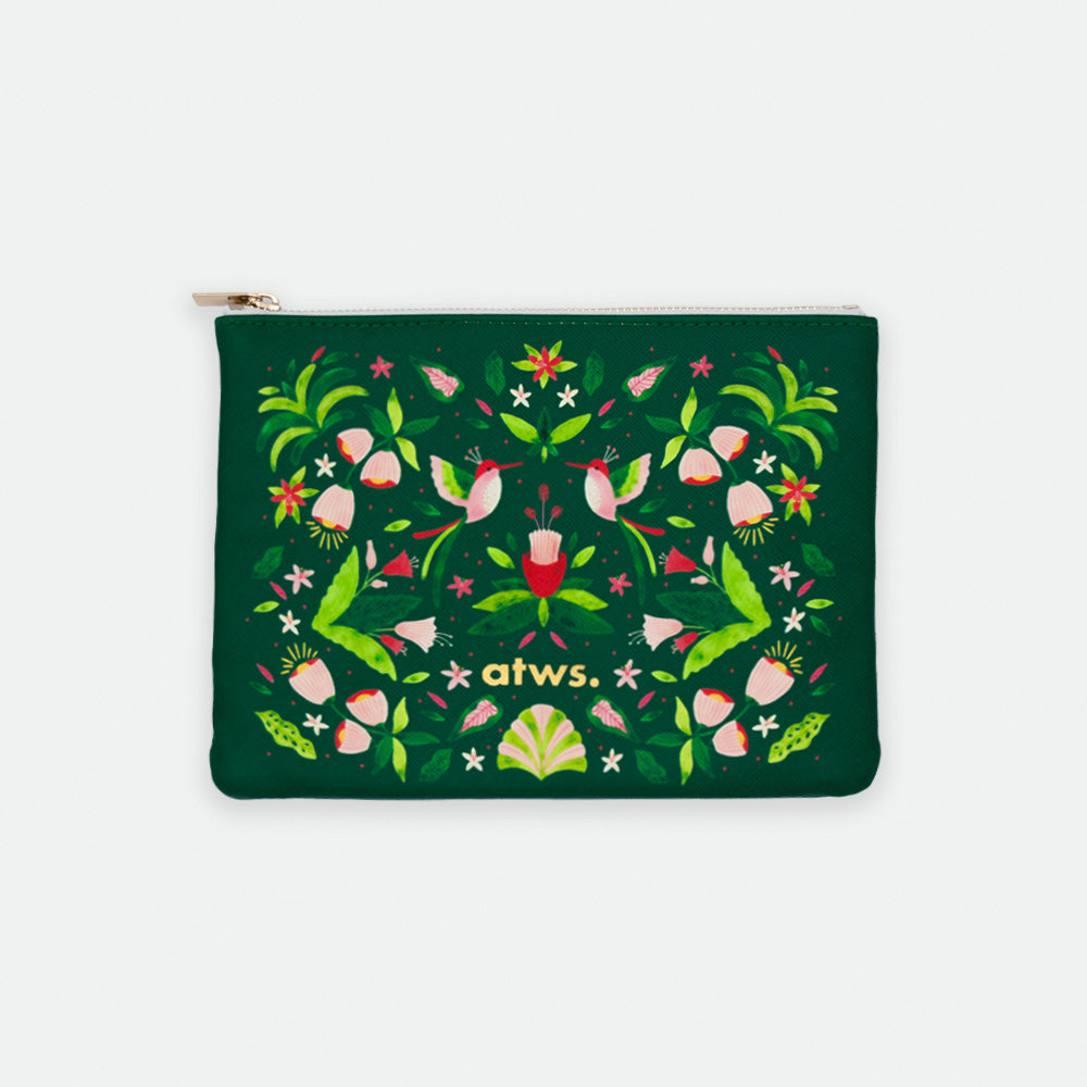 all-the-ways-to-say-pouch-bags-green-jungle-kosmetiktasche-gr-n-19x14-cm image 1