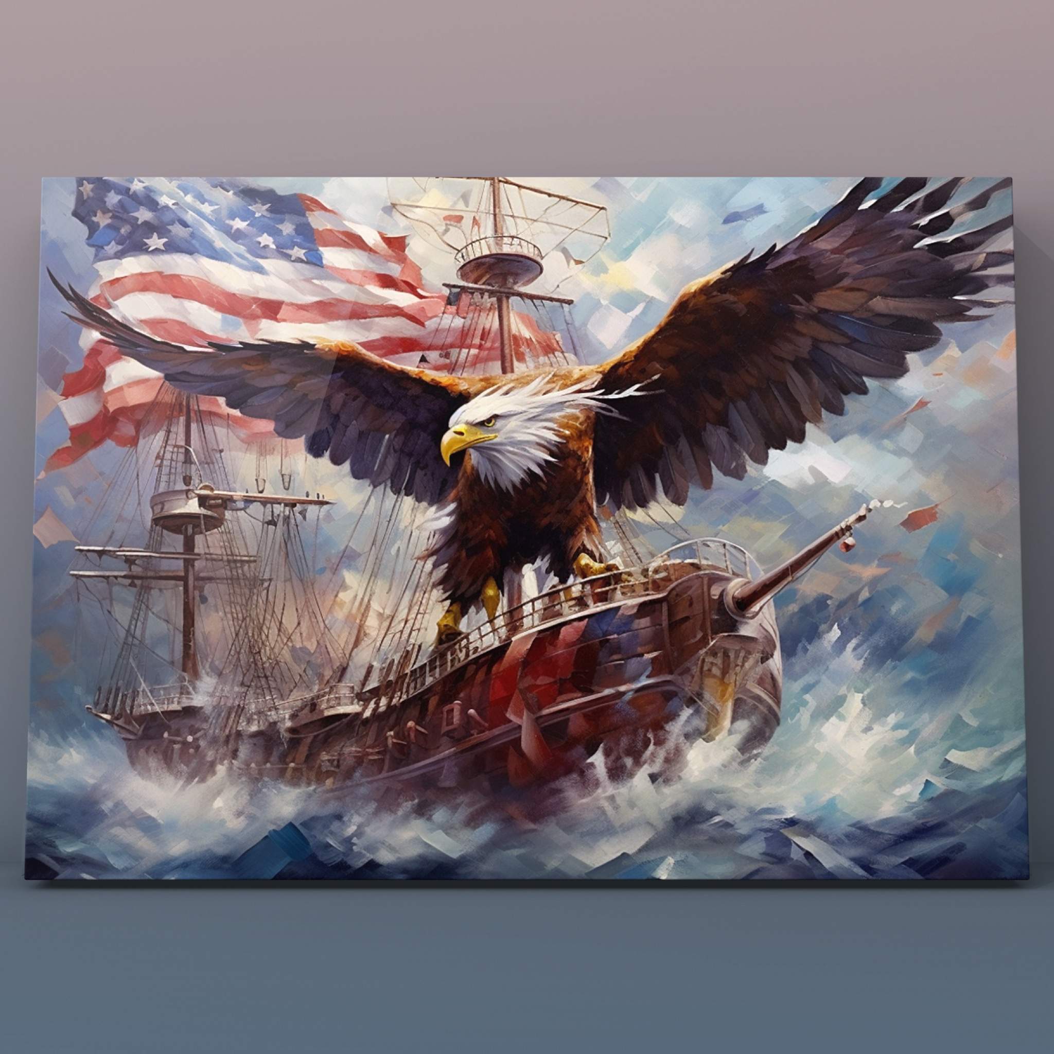 tucocoo-bald-eagle-on-ship-malen-nach-zahlen-40x50-ohne-rahmen image 2