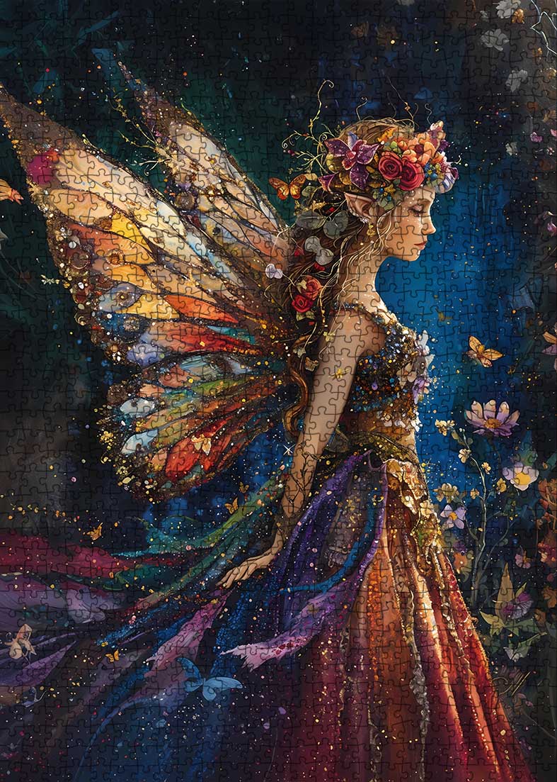 tucocoo-jigsaw-puzzles-colorful-romantic-fairy-puzzle-1000-teile-fee image 2