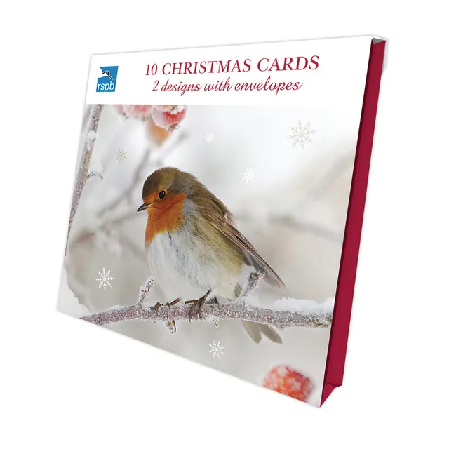 otter-house-christmas-frosty-perch-weihnachtskarten-10-st-ck-rspb image 1