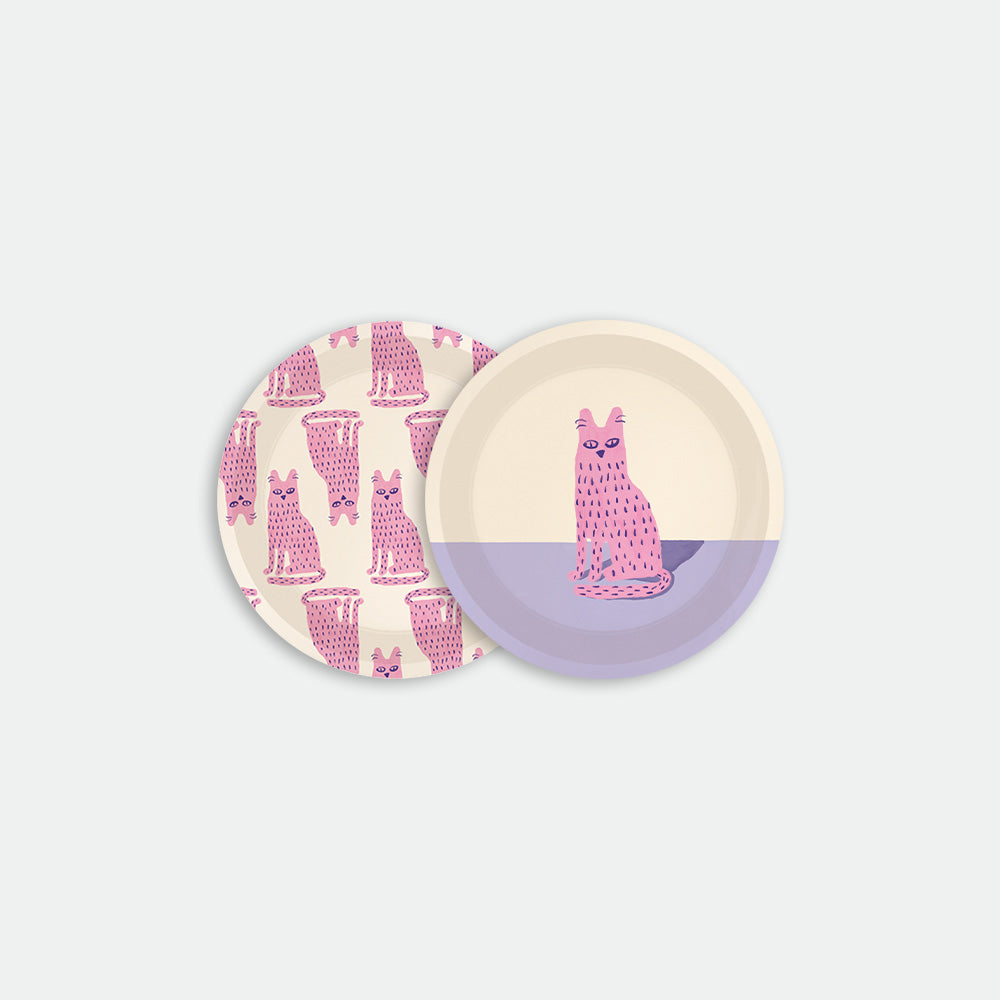 all-the-ways-to-say-lonely-cat-untersetzer-2er-holz-11-cm image 1