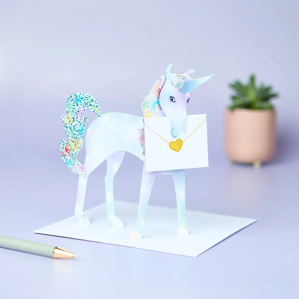 otter-house-greetings-cards-gru-karte-fantasy-unicorn-3d image 1