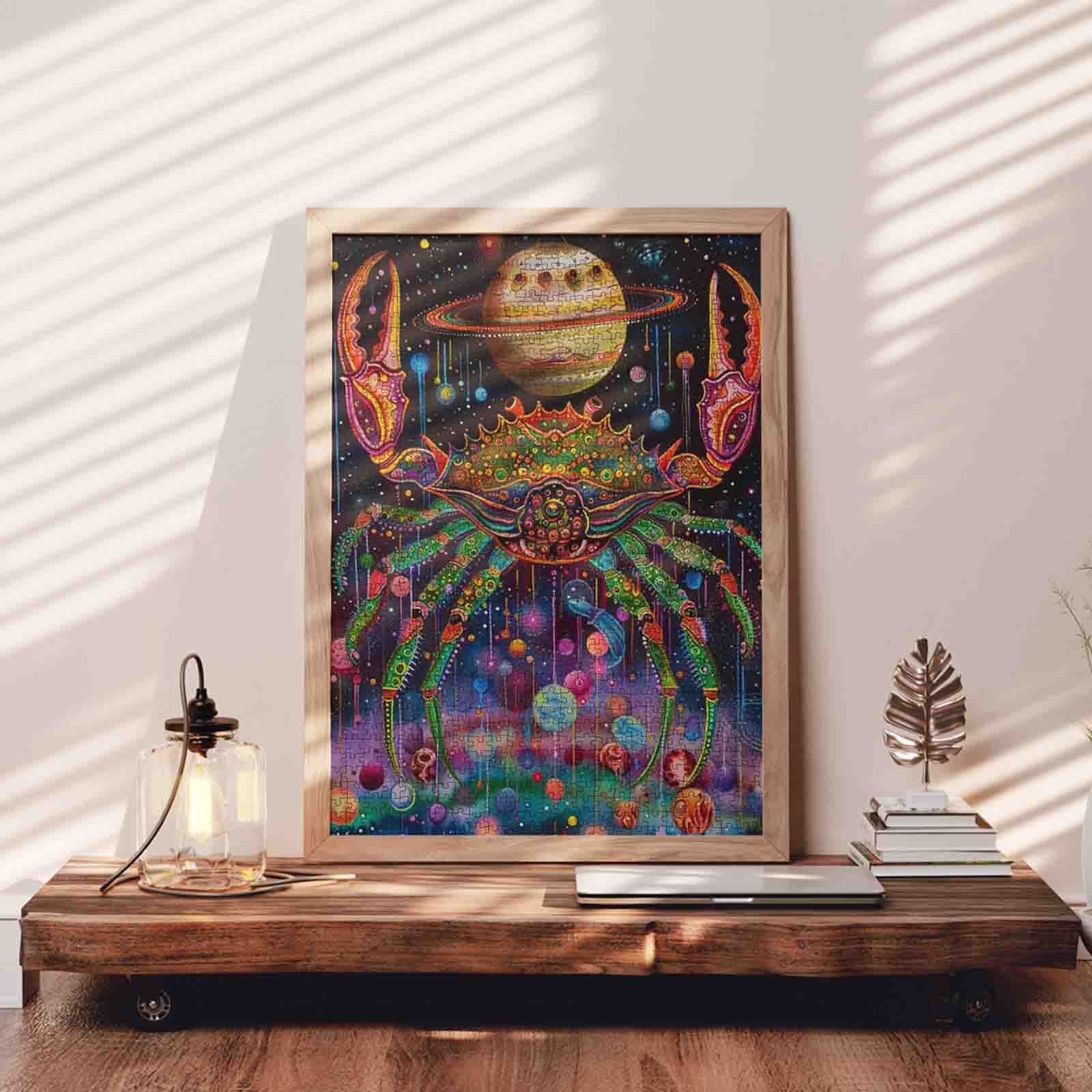 tucocoo-cosmic-crab-puzzle-1000-teile-krabbe-im-weltraum image 3