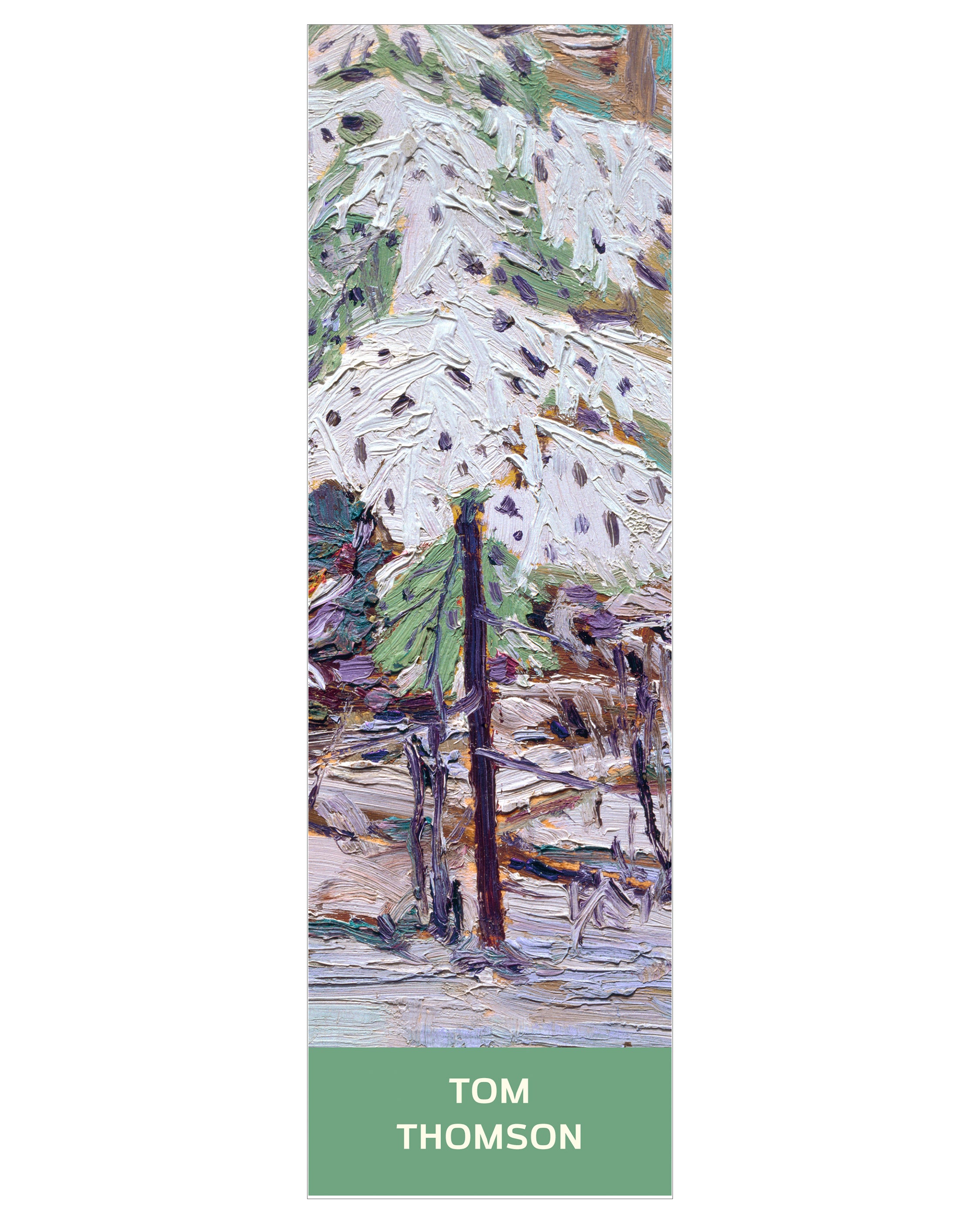 pomegranate-snow-in-the-woods-lesezeichen-tom-thomson image 1
