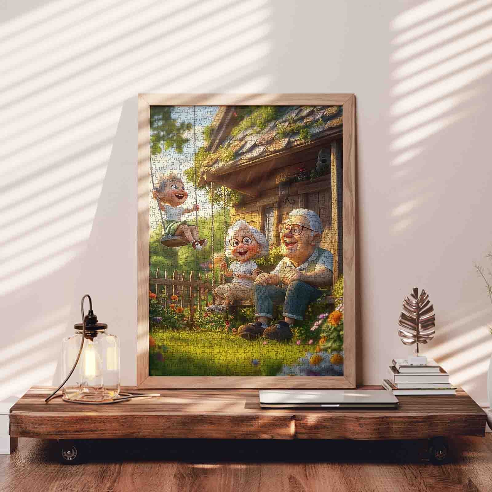 tucocoo-grandparents-garden-swing-puzzle-1000-teile image 3