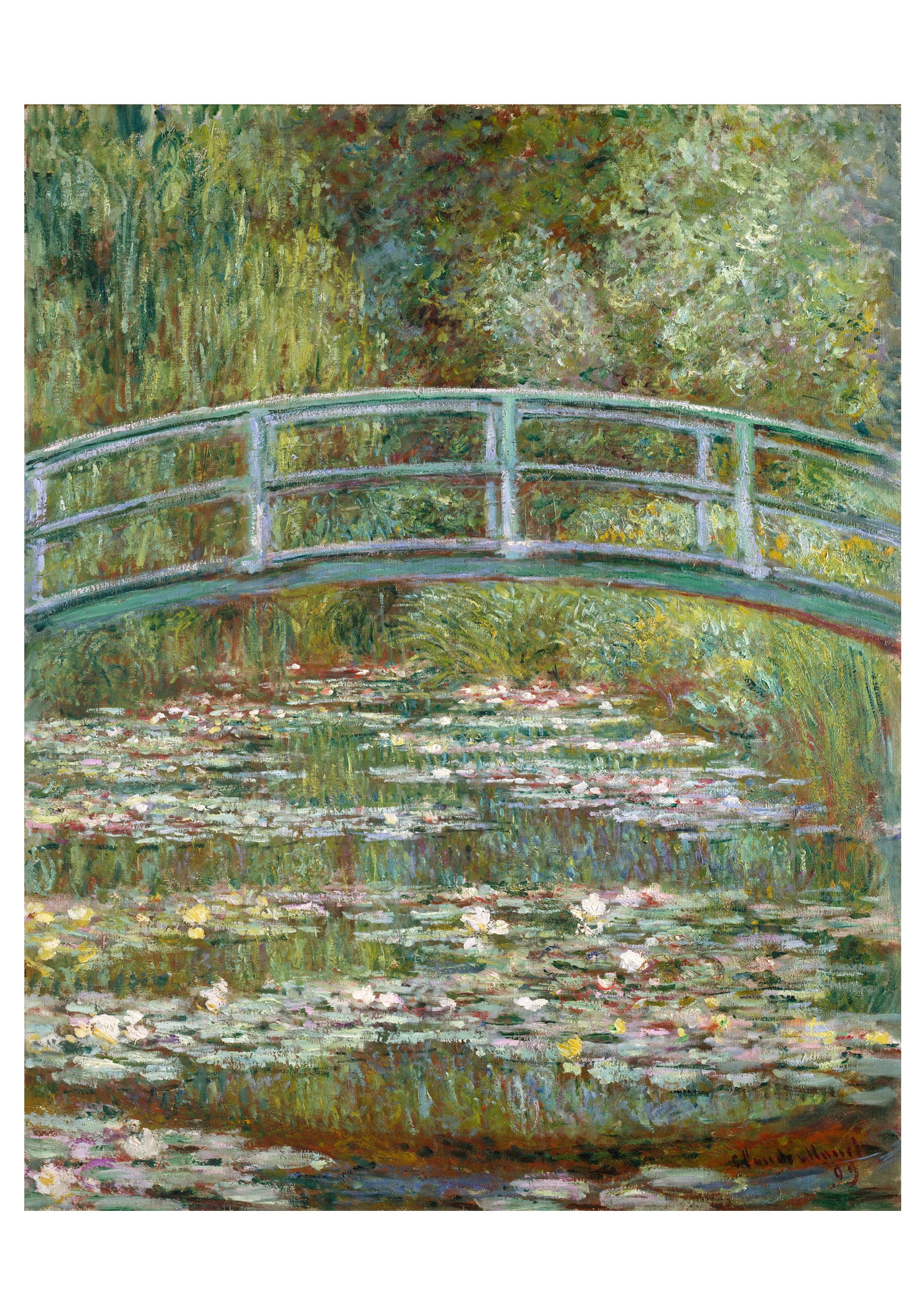 pomegranate-monet-water-lilies-kartenbox-20-karten-seerosen image 5