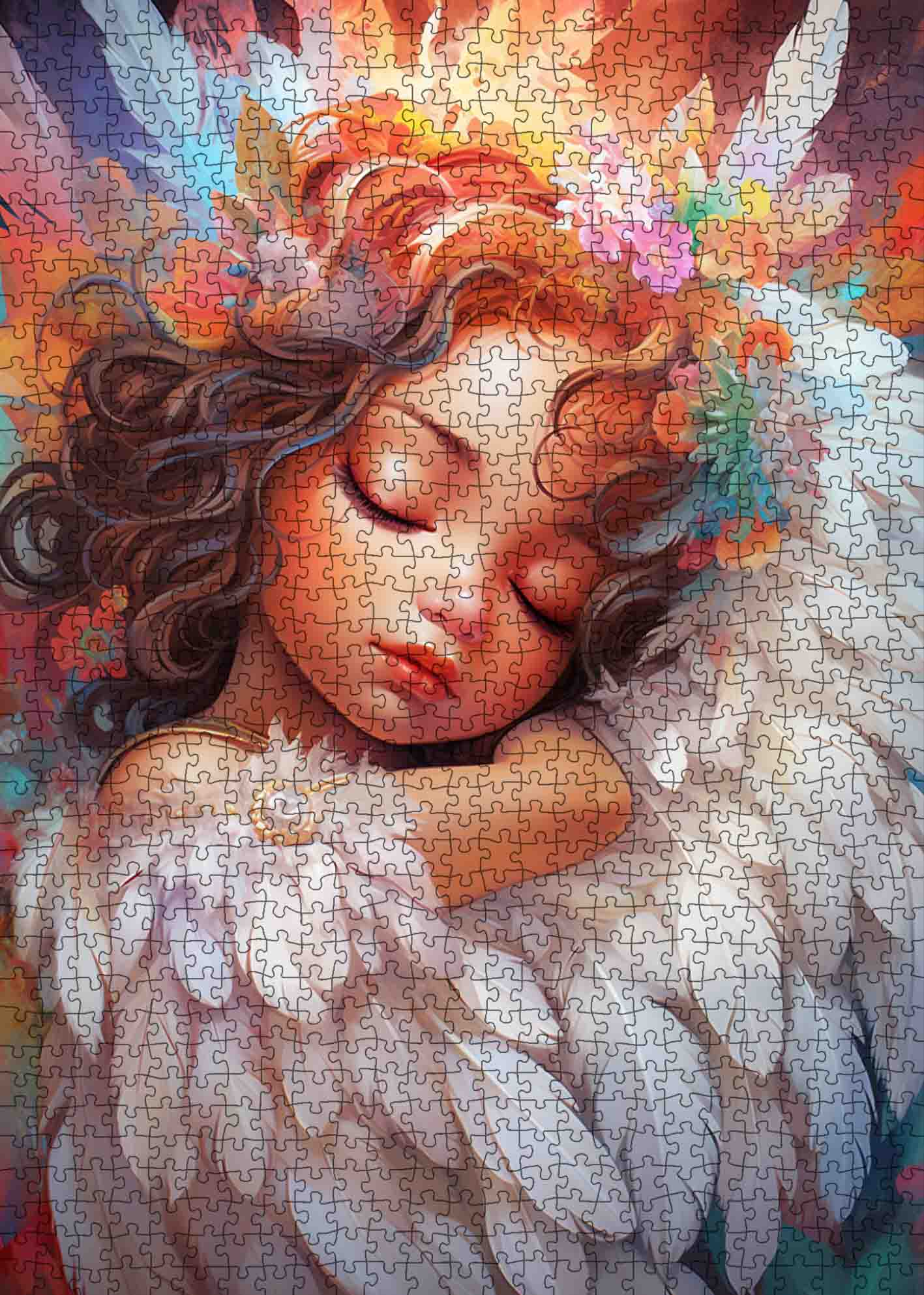 tucocoo-angel-in-feathers-puzzle-1000-teile-engel image 2