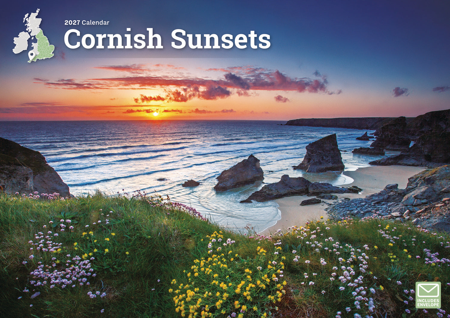 otter-house-cornish-sunsets-a4-kalender-2027-wandkalender image 1