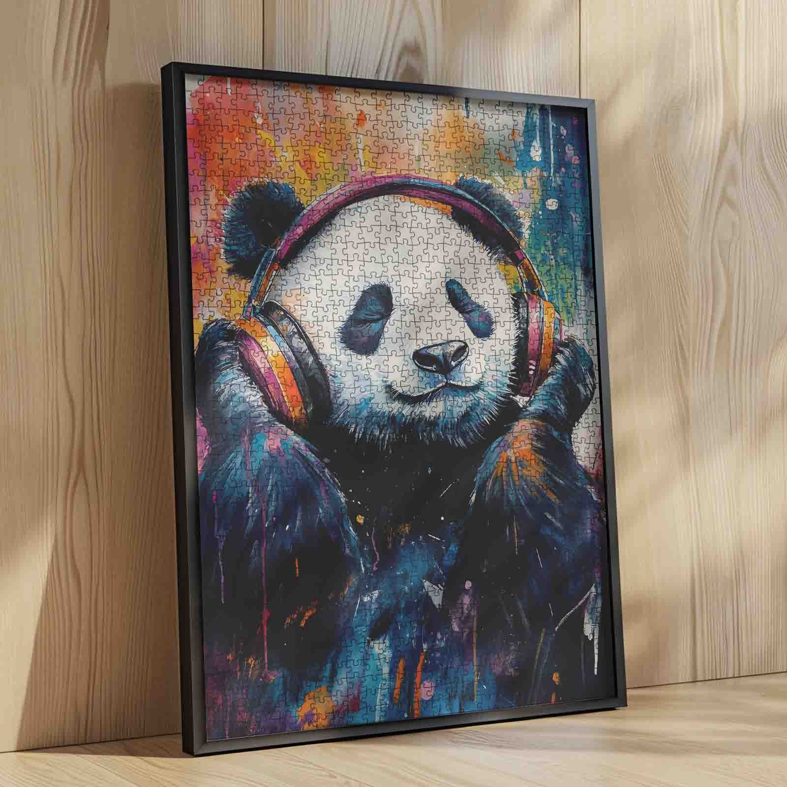 tucocoo-jigsaw-puzzles-panda-1000-teile-puzzle-musik-graffiti image 4