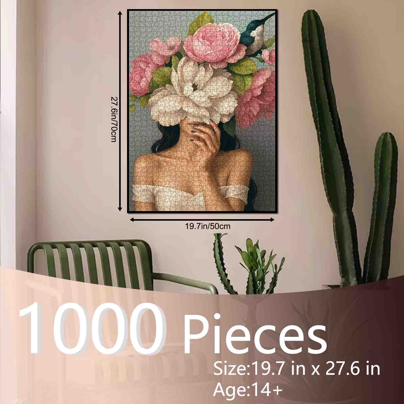 tucocoo-woman-with-magnolia-flowers-puzzle-1000-teile image 5