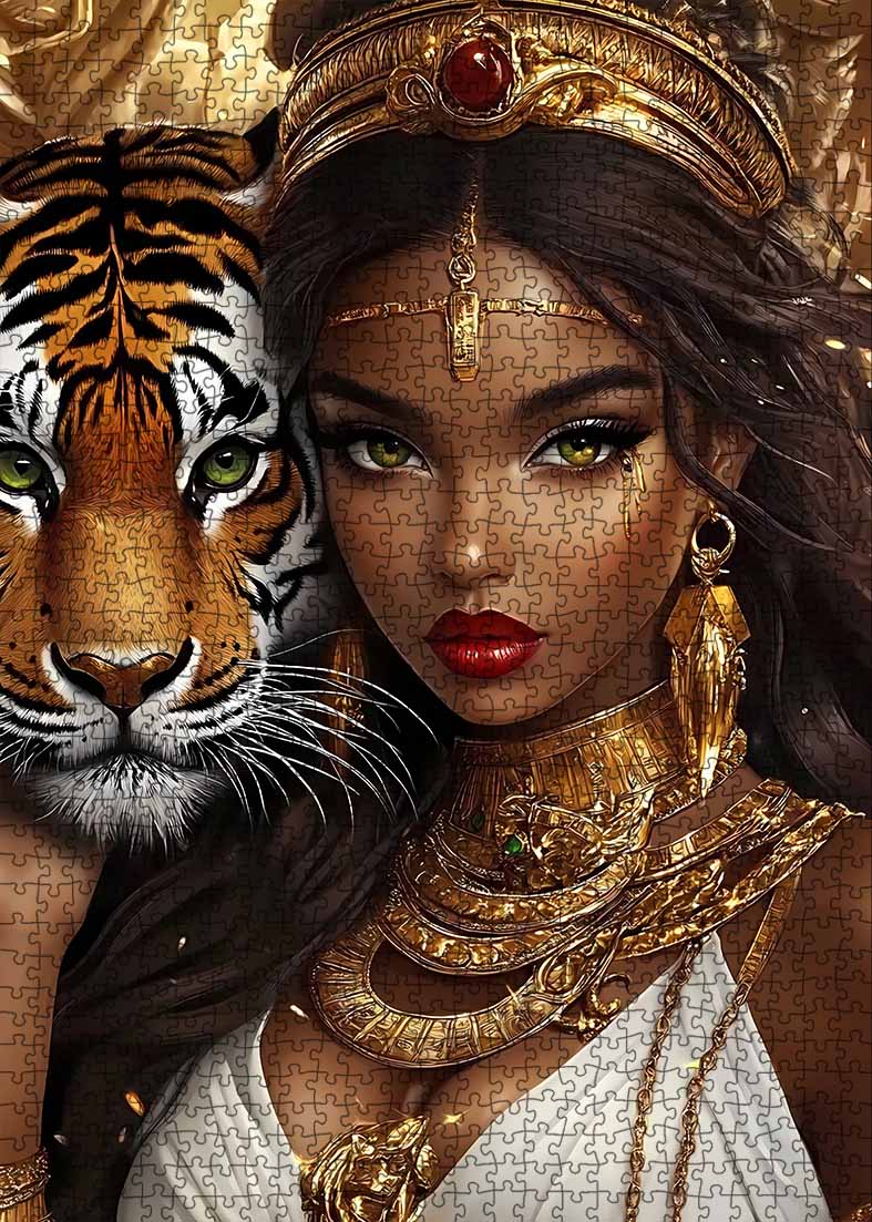 tucocoo-mystic-tiger-queen-puzzle-1000-teile-tiger-motiv image 2