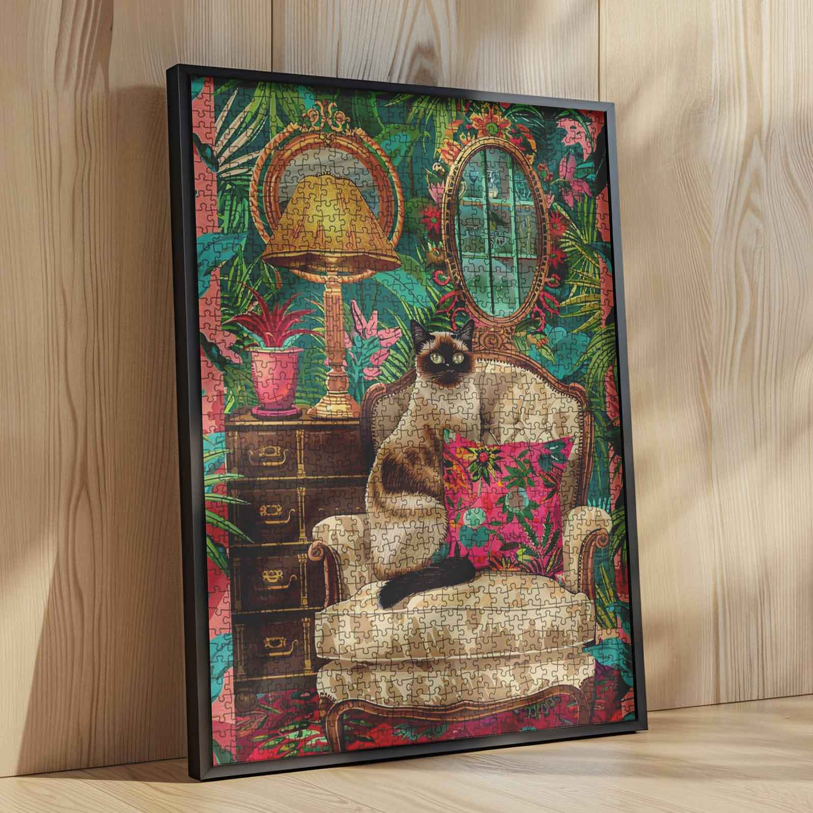tucocoo-sophisticated-cat-armchair-puzzle-1000-teile-katze image 4