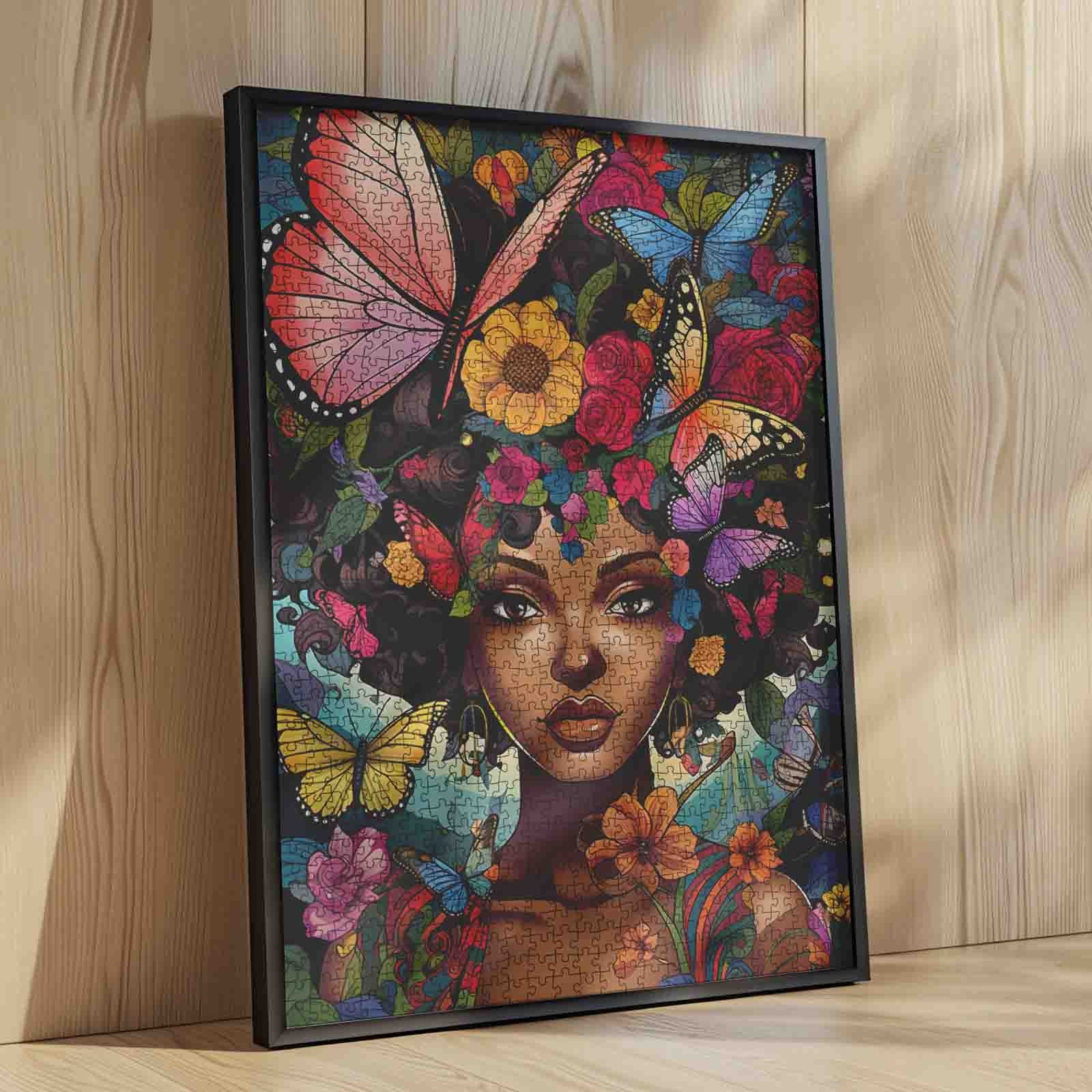 tucocoo-jigsaw-butterfly-bloom-puzzle-1000-teile-frau image 4