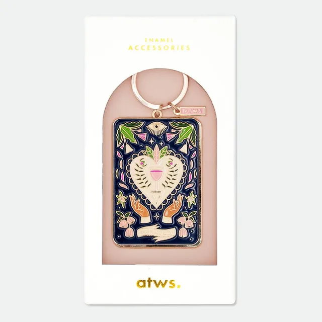 all-the-ways-to-say-keychains-tarot-tipsy-card-schl-sselanh-nger-emaille image 1