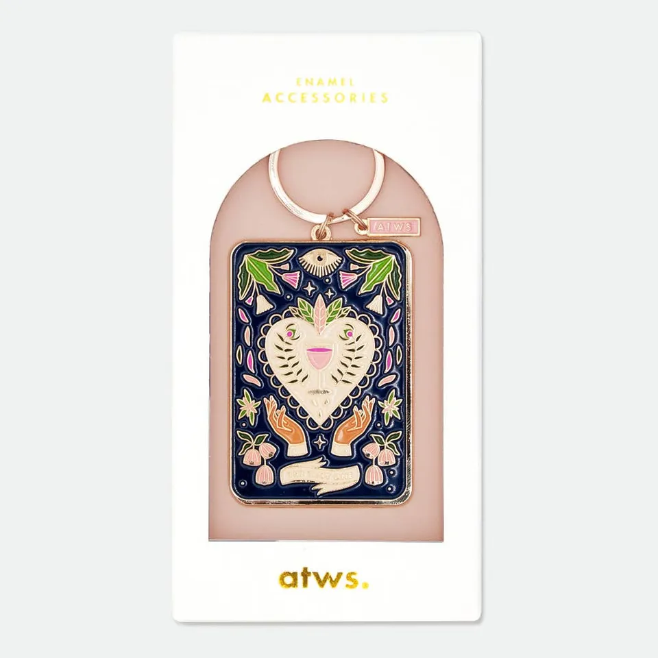 all-the-ways-to-say-keychains-tarot-tipsy-card-schl-sselanh-nger-emaille image 1