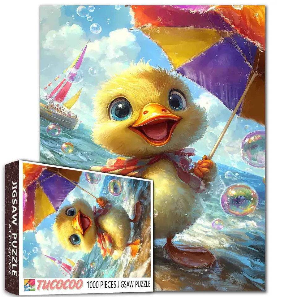 tucocoo-jigsaw-puzzles-adventurous-duckling-puzzle-1000-teile image 1