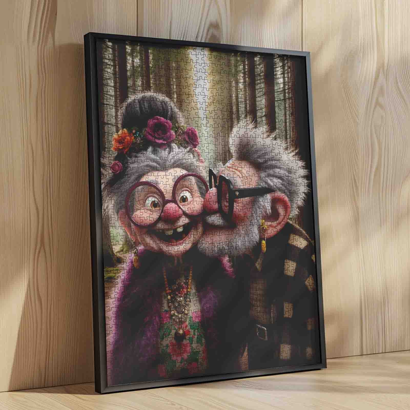 tucocoo-sweet-forest-kiss-puzzle-1000-teile-seniorenpaar image 4
