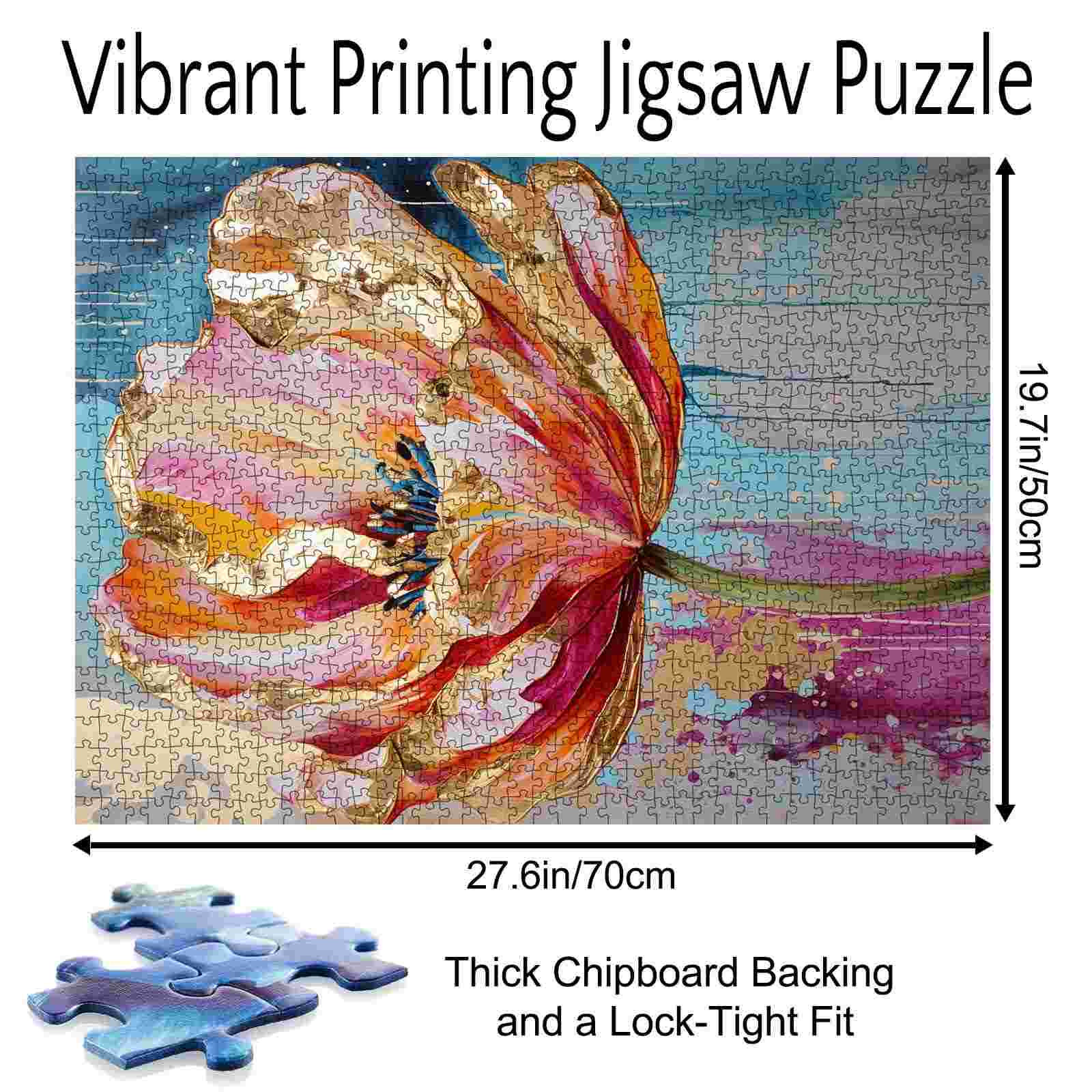 tucocoo-golden-blooming-flower-puzzle-1000-teile image 5