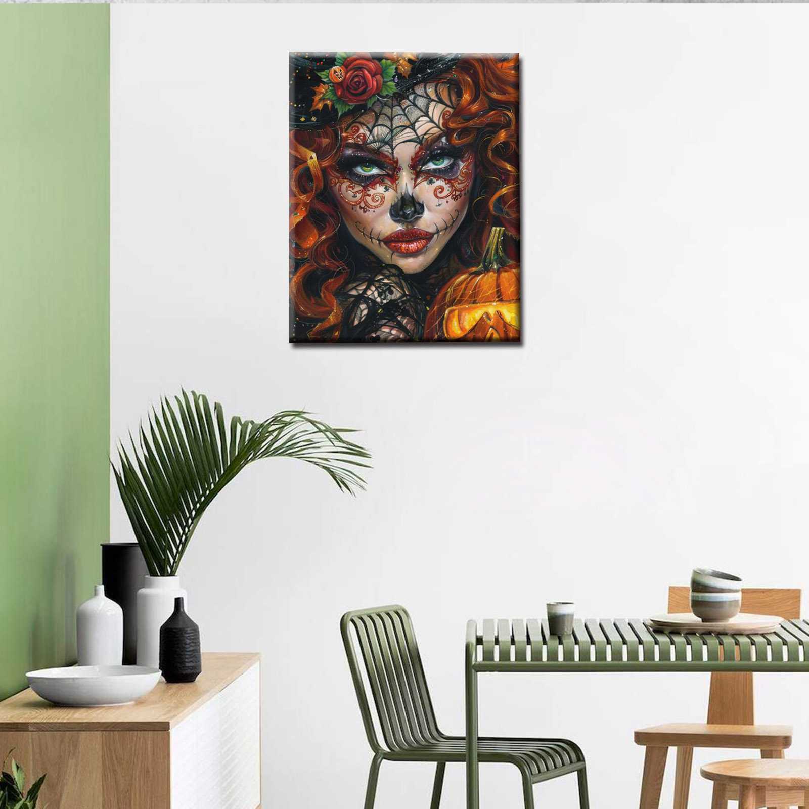 tucocoo-paint-by-numbers-sch-del-frau-malen-nach-zahlen-40x50-ohne-rahmen image 3
