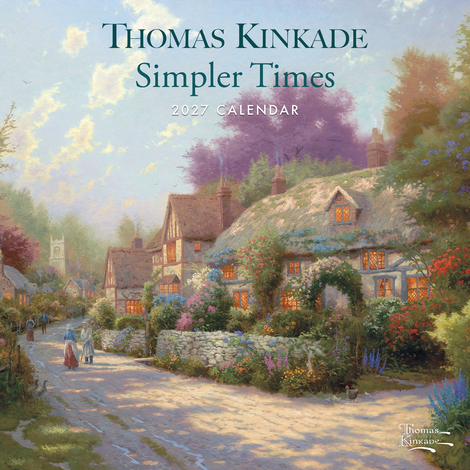 otter-house-kinkade-simpler-times-wall-calendar-2027-kunst image 1