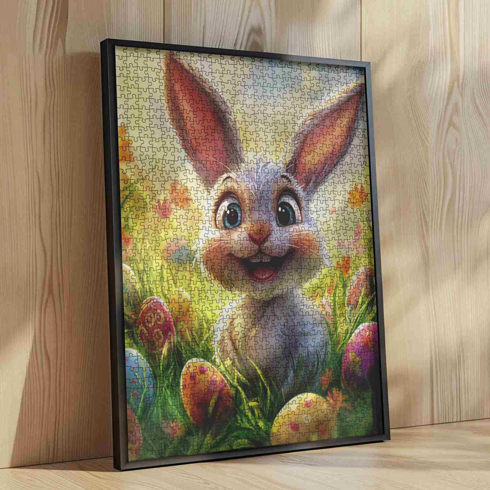 tucocoo-happy-easter-bunny-and-colorful-eggs-puzzle-1000-teile-ostern image 4