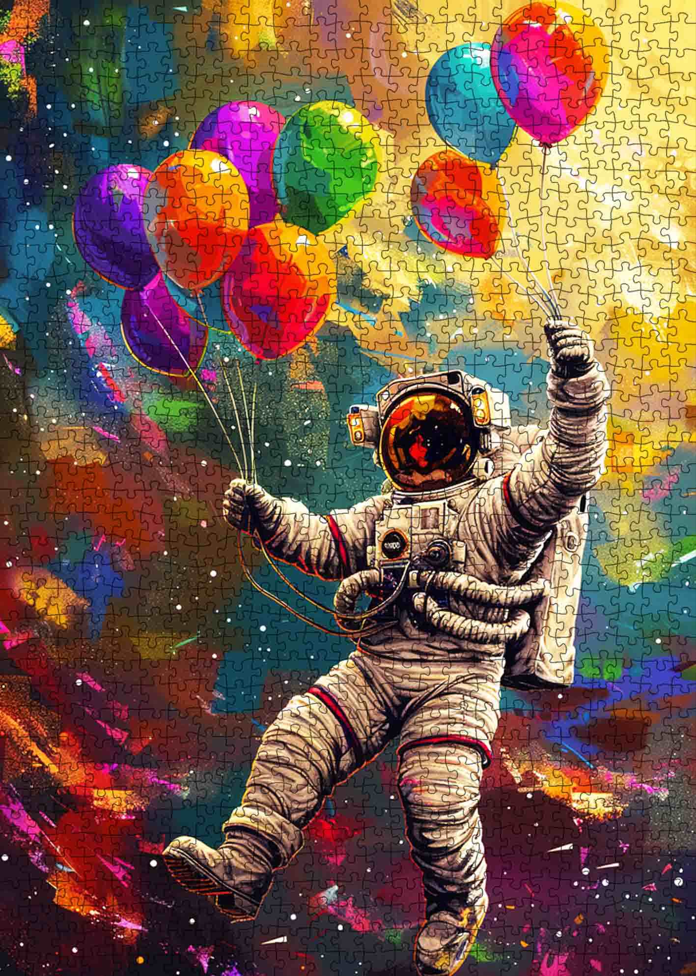 tucocoo-astronaut-holding-balloon-puzzle-1000-teile-luftballon image 2