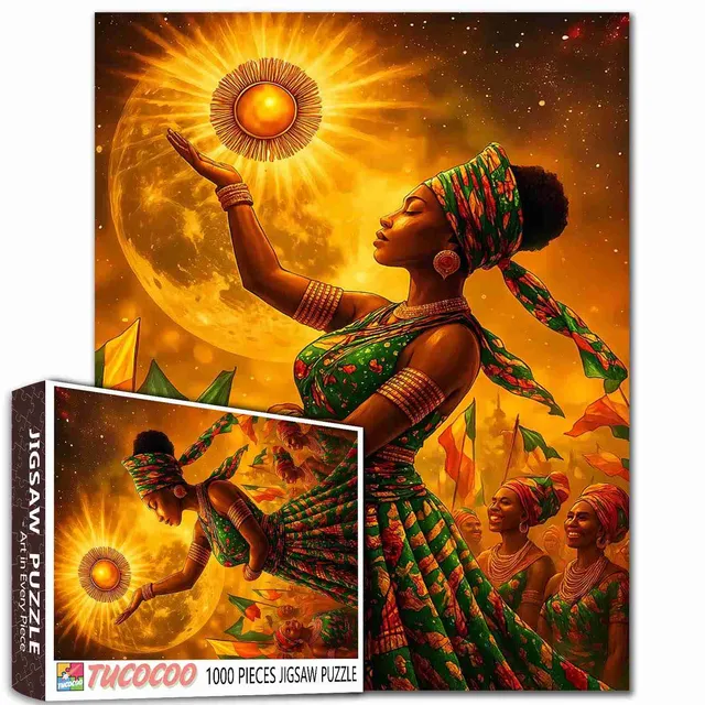 tucocoo-jigsaw-puzzles-golden-celebration-puzzle-1000-teile-portrait image 1