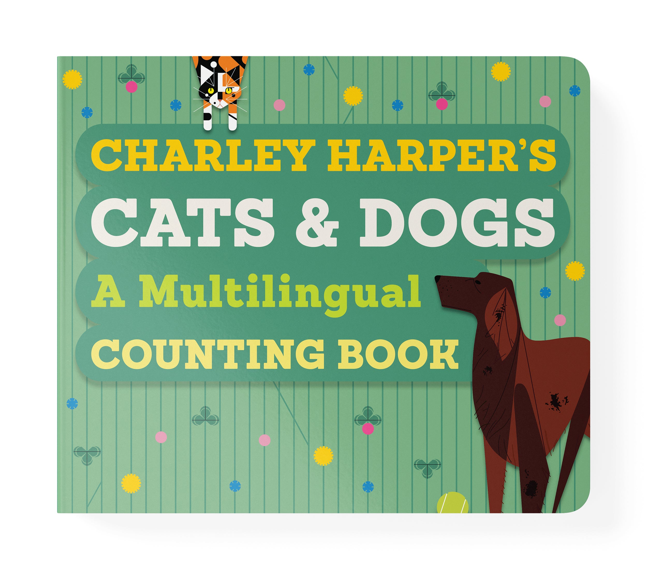 pomegranate-charley-harper-cats-and-dogs-pappbilderbuch-z-hlbuch image 2