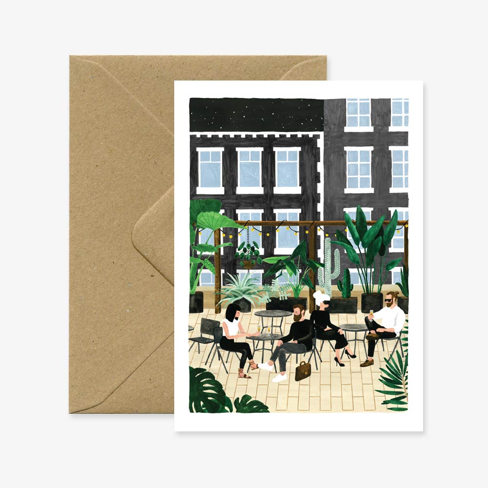 all-the-ways-to-say-rooftop-gru-karte-a6-terrasse-freunde image 1