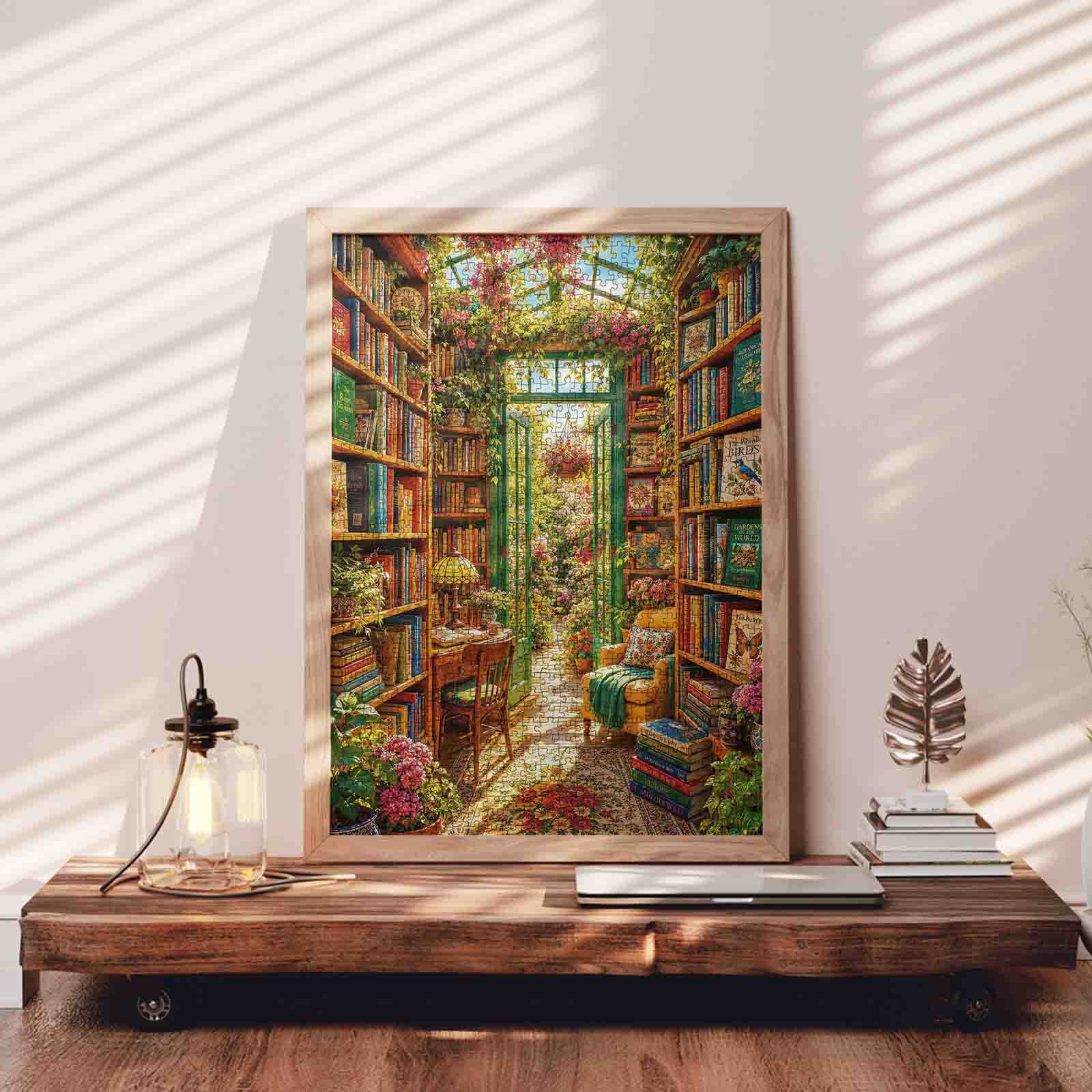 tucocoo-blooming-book-nook-puzzle-1000-teile-b-cher-blumen image 3