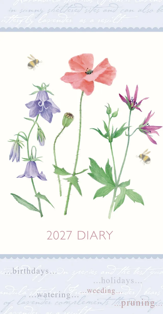 garden-days-slim-diary-2027-taschenkalender image 1